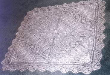 Poinsettia Shawl