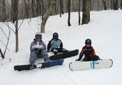 Katy, Emily and James